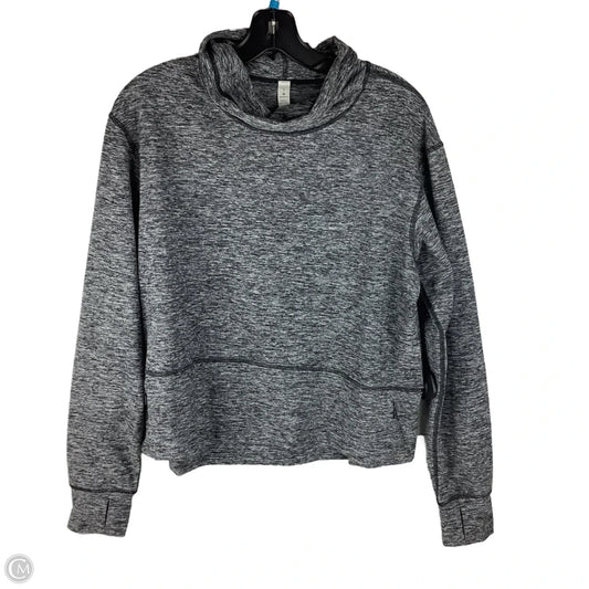 Athletic Sweatshirt Collar By Lululemon In Grey, Size: 8