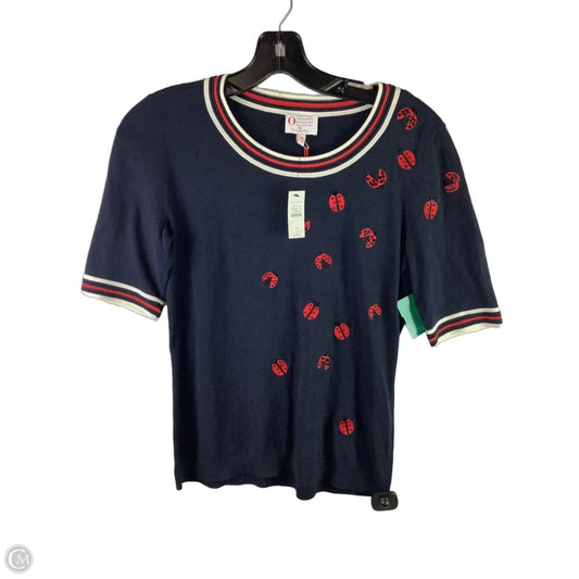 Top Short Sleeve By Talbots In Blue & Red, Size: Xs