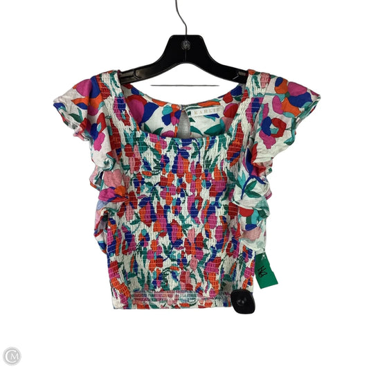 Top Short Sleeve By Karlie In Multi-colored, Size: M