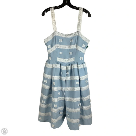 Dress Casual Short By Clothes Mentor In Blue, Size: L