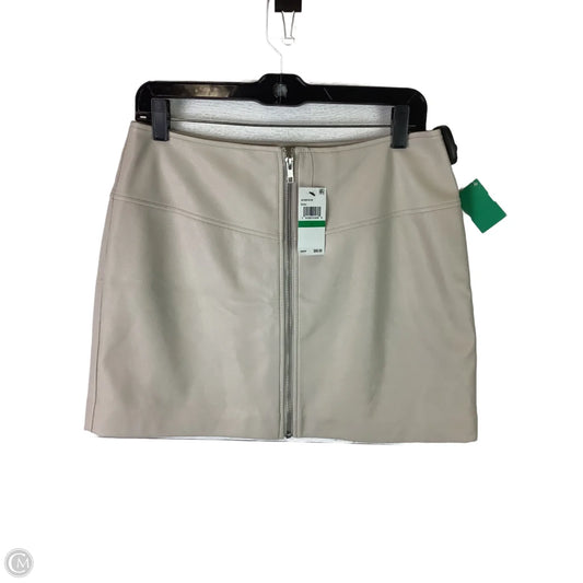 Skirt Mini & Short By Astr The Label In Taupe, Size: L