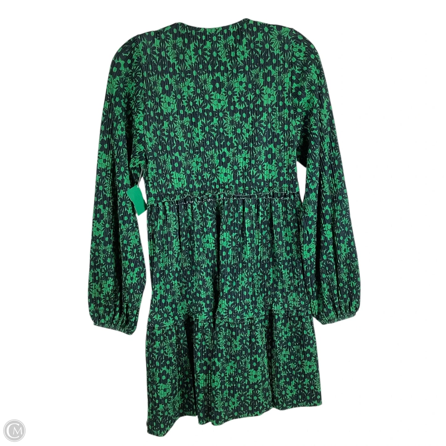 Dress Casual Short By Zara In Green, Size: M