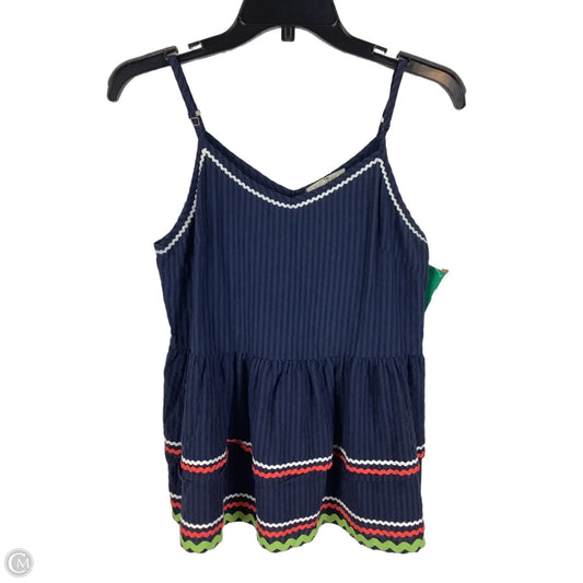 Top Sleeveless By Entro In Blue, Size: S