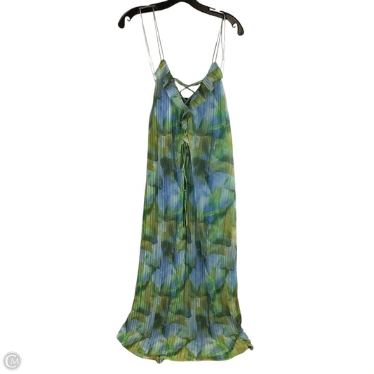 Dress Party Long By Zara In Green, Size: S