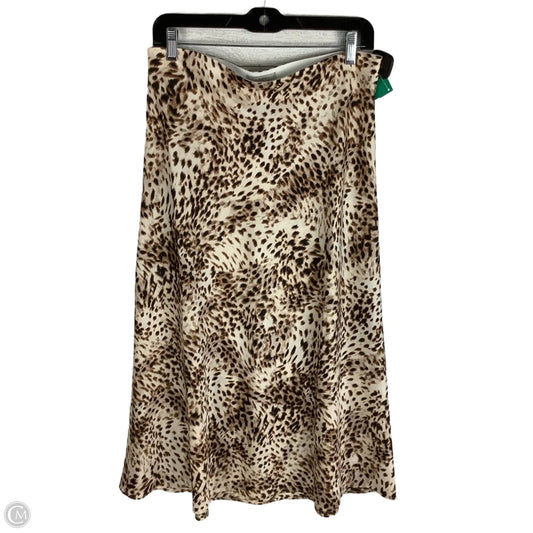 Skirt Maxi By Loft In Animal Print, Size: M