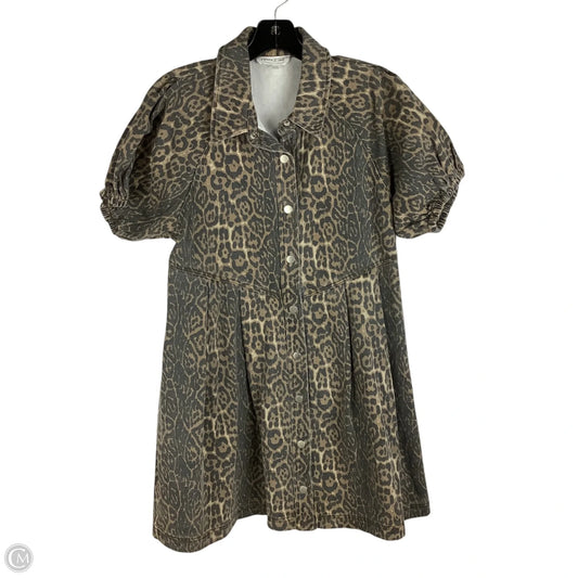 Dress Casual Short By Entro In Animal Print, Size: S