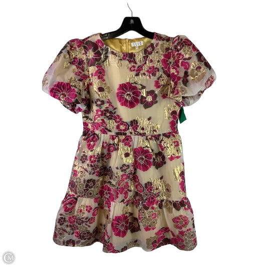 Dress Party Short By Tcec In Floral Print, Size: S