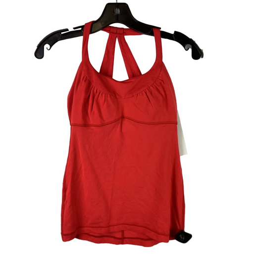 Athletic Tank Top By Lululemon In Red
