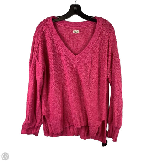 Sweater By Pilcro In Pink, Size: M