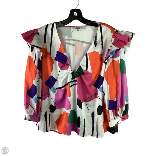 Top Long Sleeve By Crosby In Multi-colored, Size: S