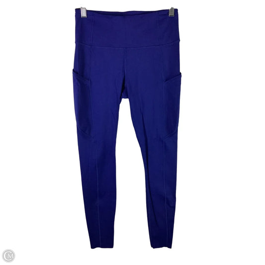Athletic Leggings By Lululemon In Blue, Size: 6