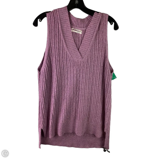 Top Sleeveless By Anthropologie In Purple, Size: S