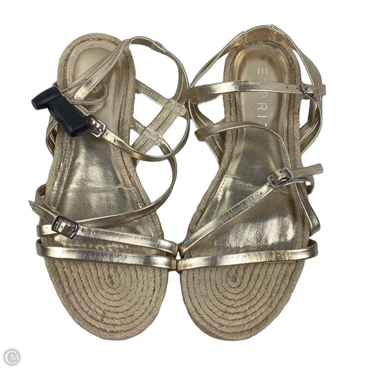 Sandals Flats By Esprit In Gold, Estimated Size 7