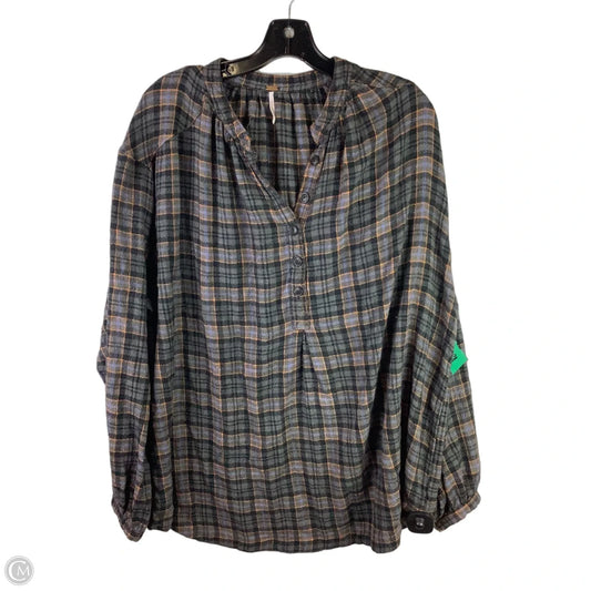 Top Long Sleeve By Free People In Black, Size: Xl