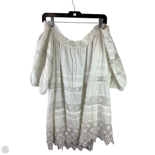 Top Short Sleeve By Free People In White, Size: L