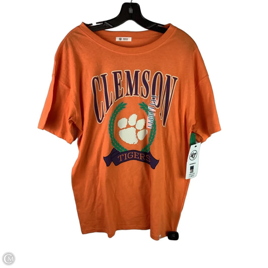 Top Short Sleeve By Clothes Mentor In Orange, Size: M