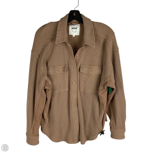 Top Long Sleeve By Aerie In Tan, Size: Xs