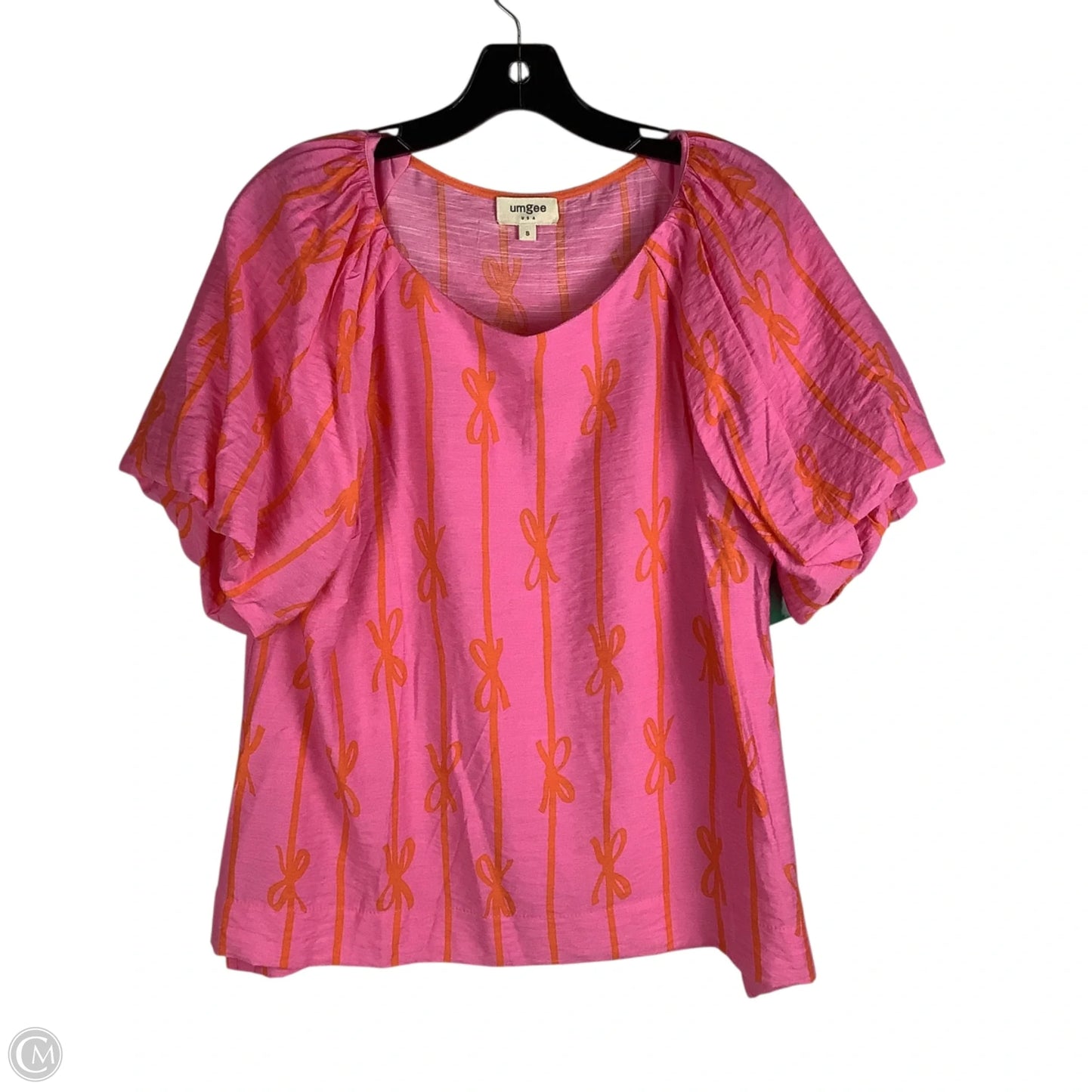 Top Short Sleeve By Umgee In Pink, Size: S