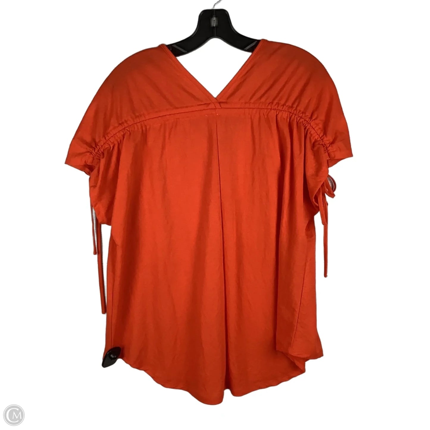 Top Short Sleeve By L Love In Orange, Size: S