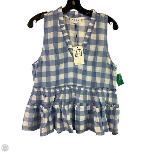 Top Sleeveless By Thml In Blue, Size: S