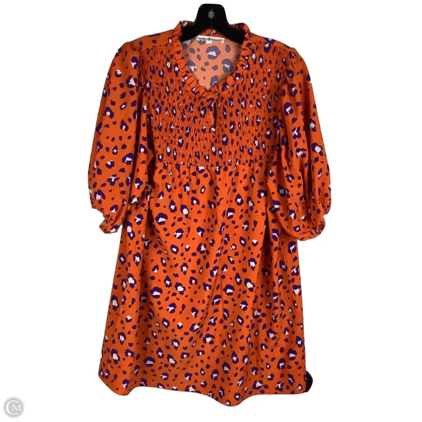 Dress Casual Short By Michelle Mcdowell In Orange, Size: L