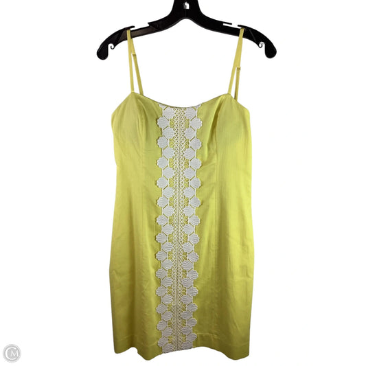 Dress Designer By Lilly Pulitzer In Yellow, Size: 6