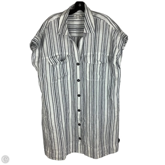 Dress Casual Midi By Madewell In Striped Pattern, Size: Xl