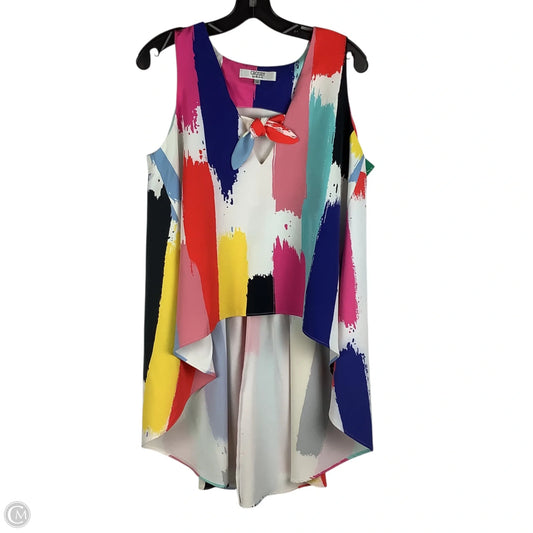 Top Sleeveless By Crosby In Multi-colored, Size: M