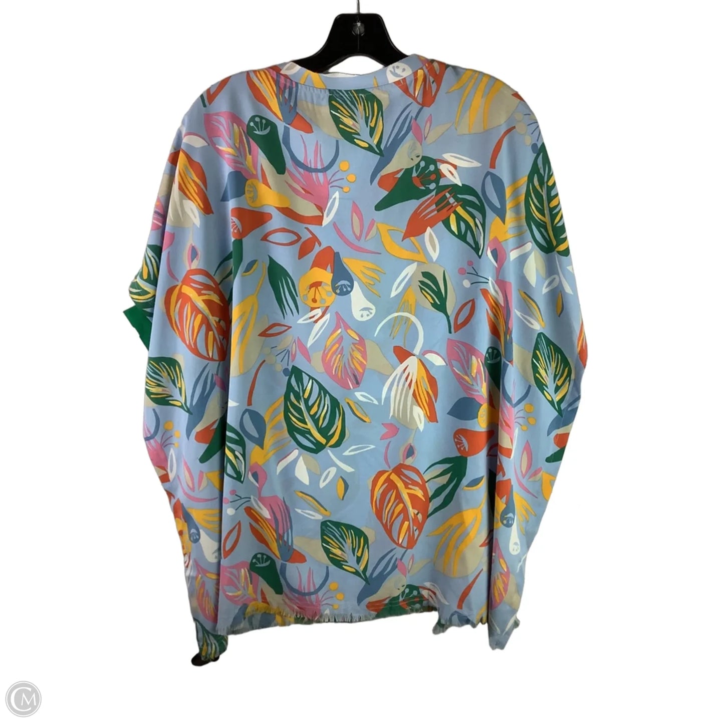 Top Short Sleeve By Jodifl In Blue, Size: L