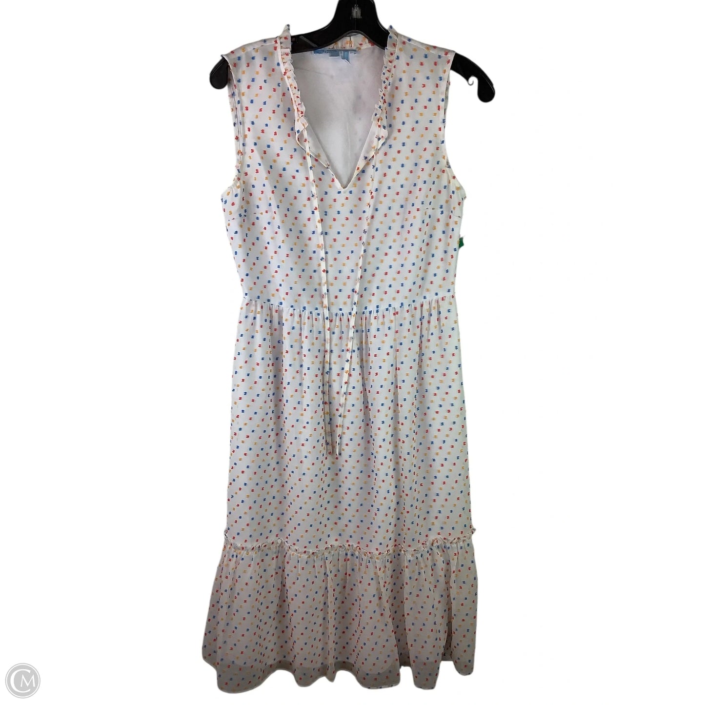 Dress Casual Midi By Draper James In White, Size: 4