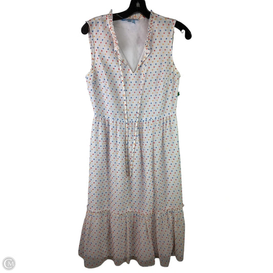 Dress Casual Midi By Draper James In White, Size: 4