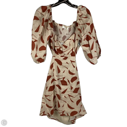 Dress Casual Short By Astr The Label In Cream, Size: L