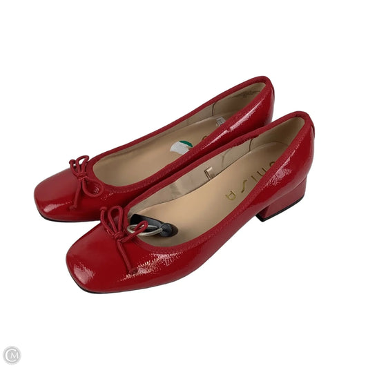 Shoes Heels Block By Unisa In Red, Size: 7.5