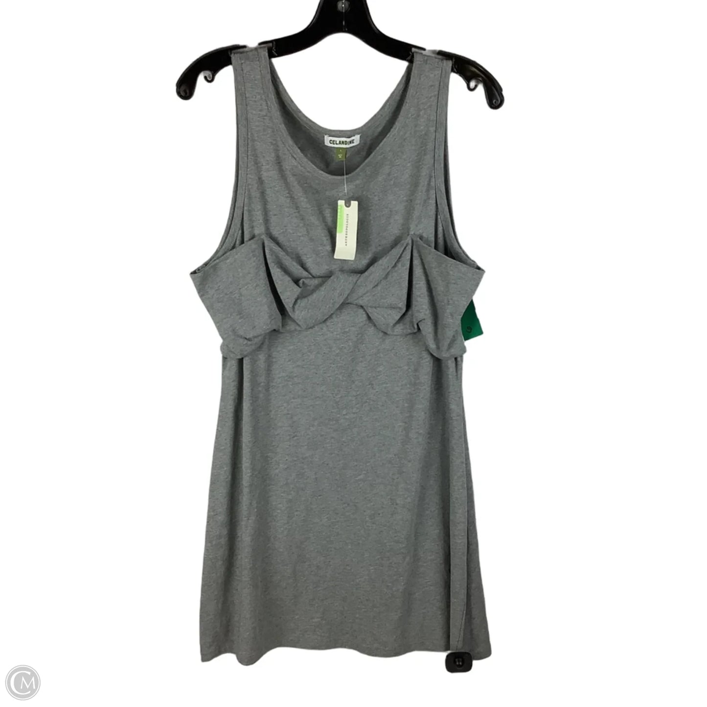 Dress Casual Short By Anthropologie In Grey, Size: L