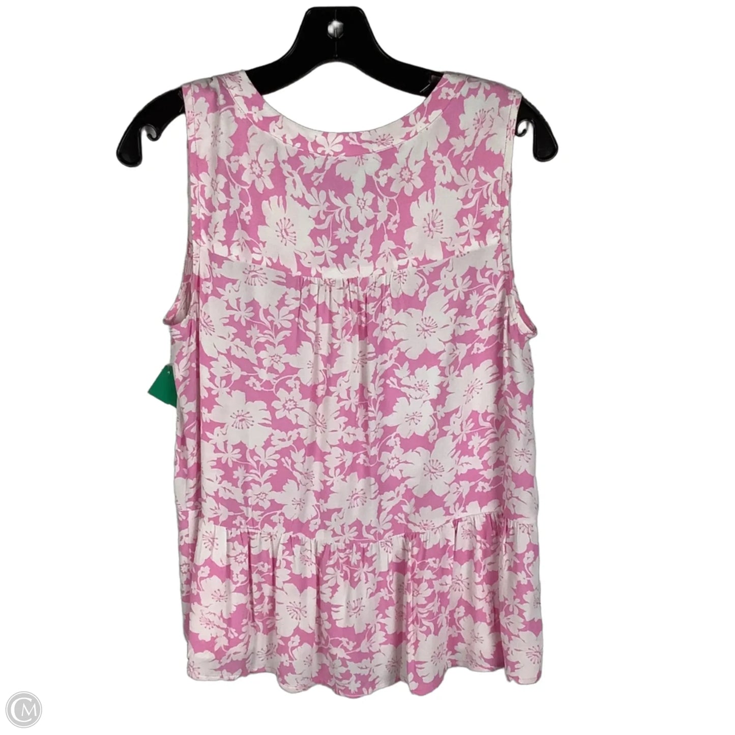 Top Sleeveless By Loft In Pink, Size: S