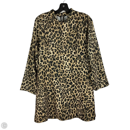 Dress Work By Zara In Animal Print, Size: Xl