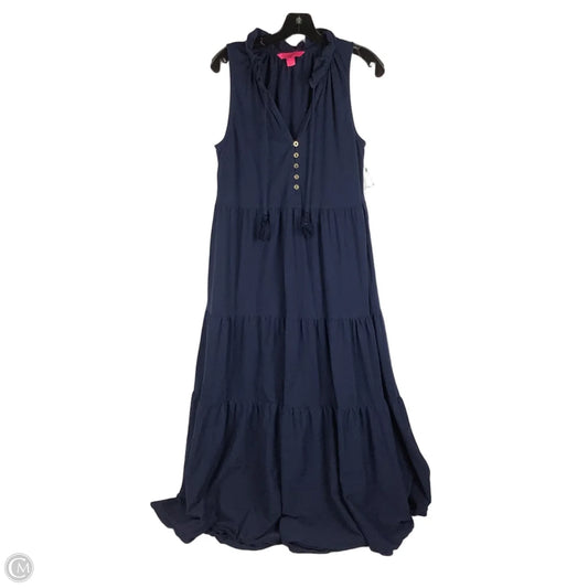 Dress Designer By Lilly Pulitzer In Navy, Size: M