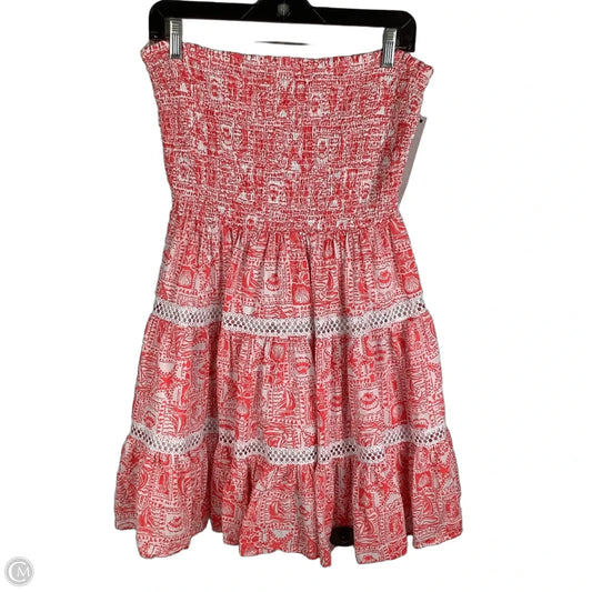 Dress Designer By Lilly Pulitzer In Red, Size: L