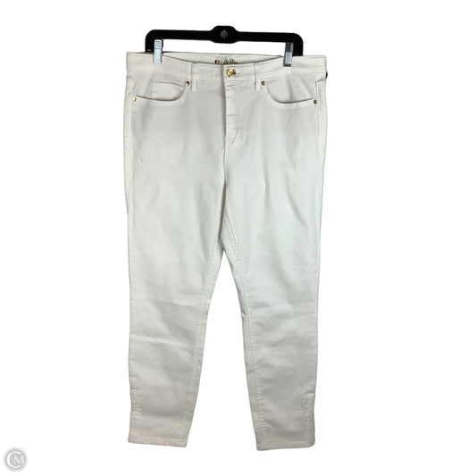 Pants Designer By Lilly Pulitzer In White, Size: 14