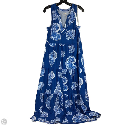 Dress Designer By Lilly Pulitzer In Blue, Size: M