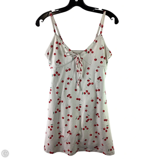 Athletic Dress By Abercrombie And Fitch YPB In Cream & Red, Size: S