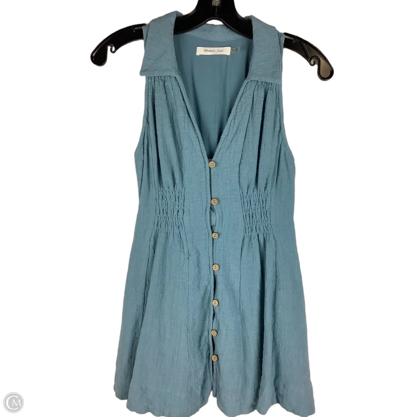 Dress Casual Short By Mustard Seed In Blue, Size: S