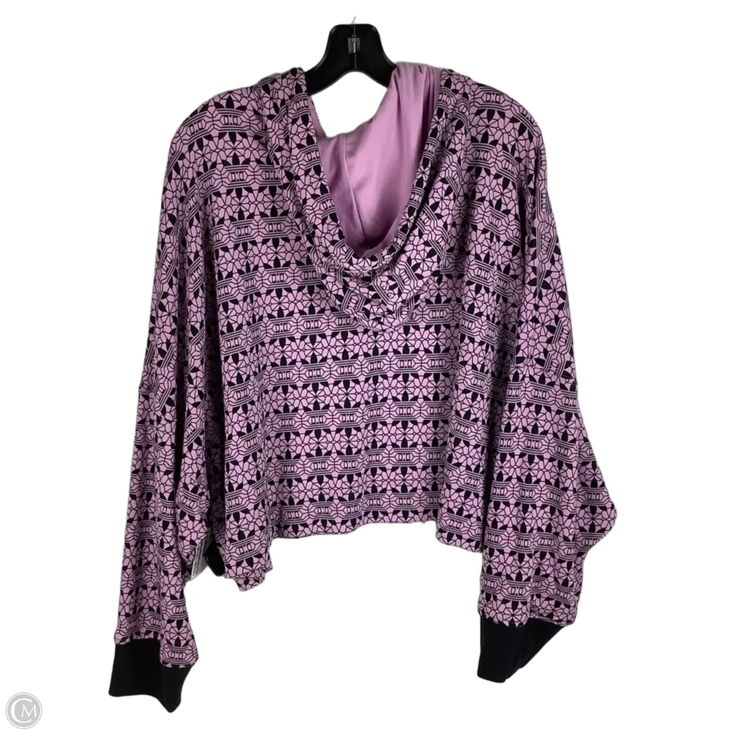 Athletic Sweatshirt Hoodie By Adidas In Purple, Size: Xl