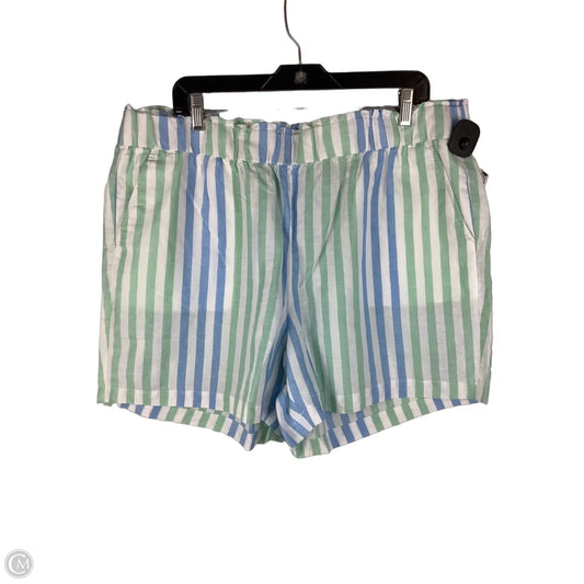 Shorts By Talbots In Blue & Green, Size: 2x