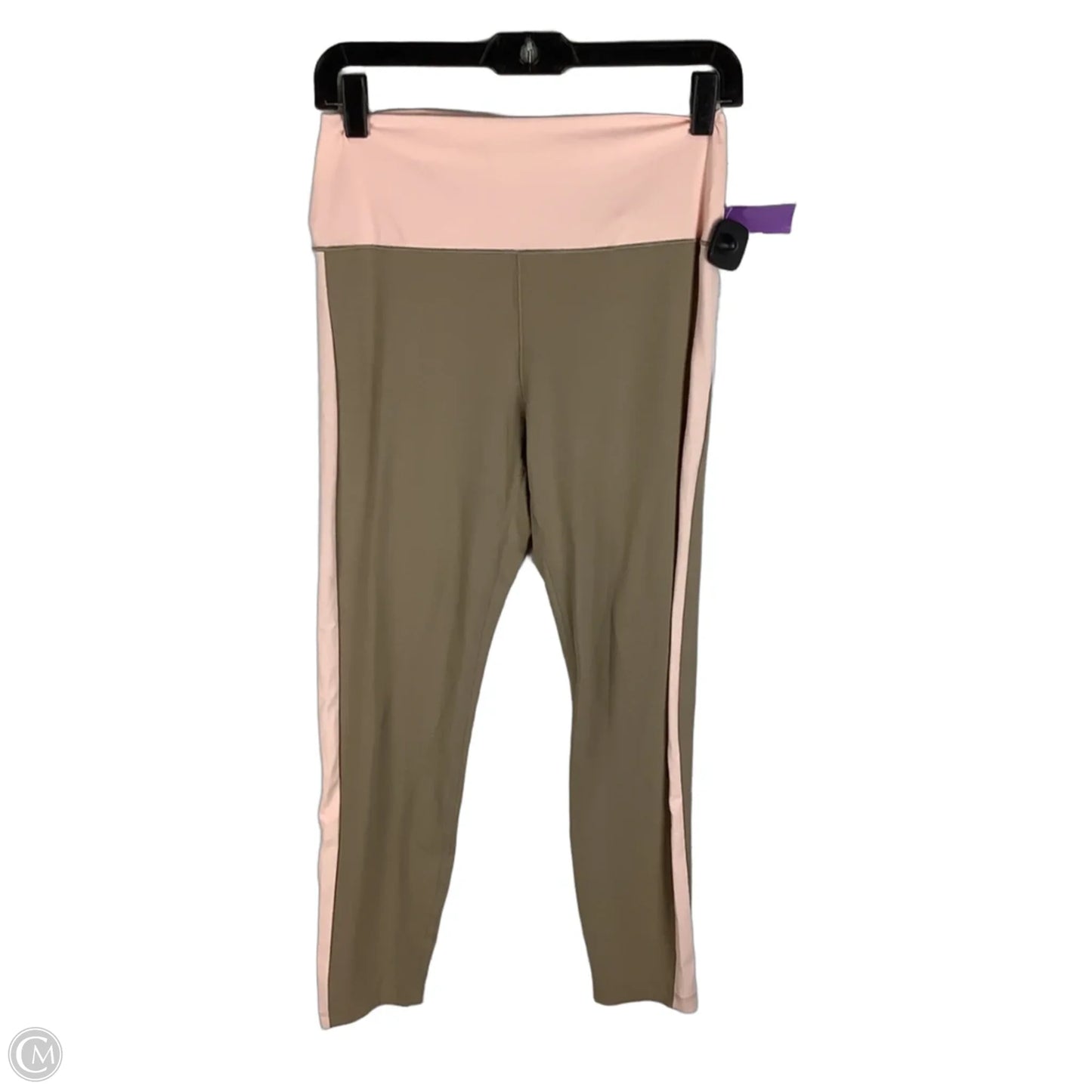Athletic Leggings By Old Navy In Brown & Pink, Size: L
