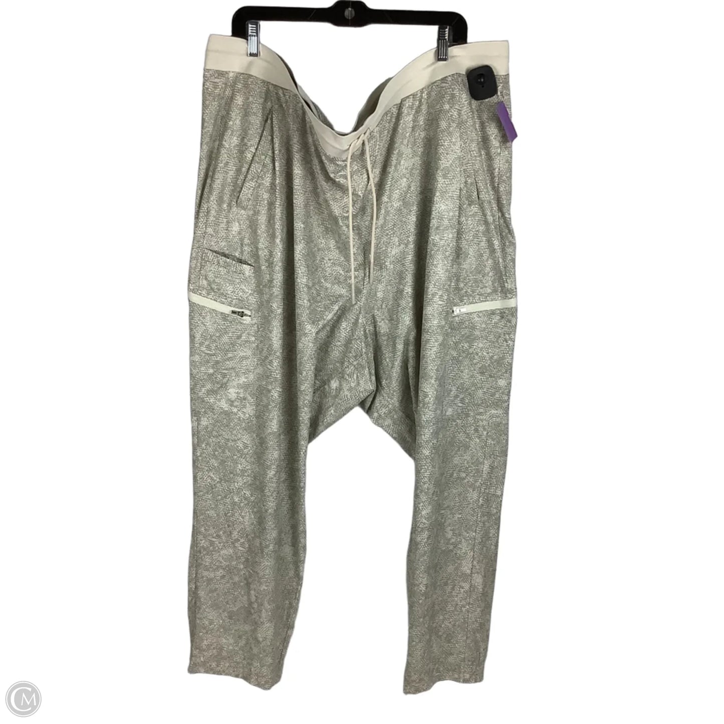 Athletic Pants By Athleta In Cream, Size: 26