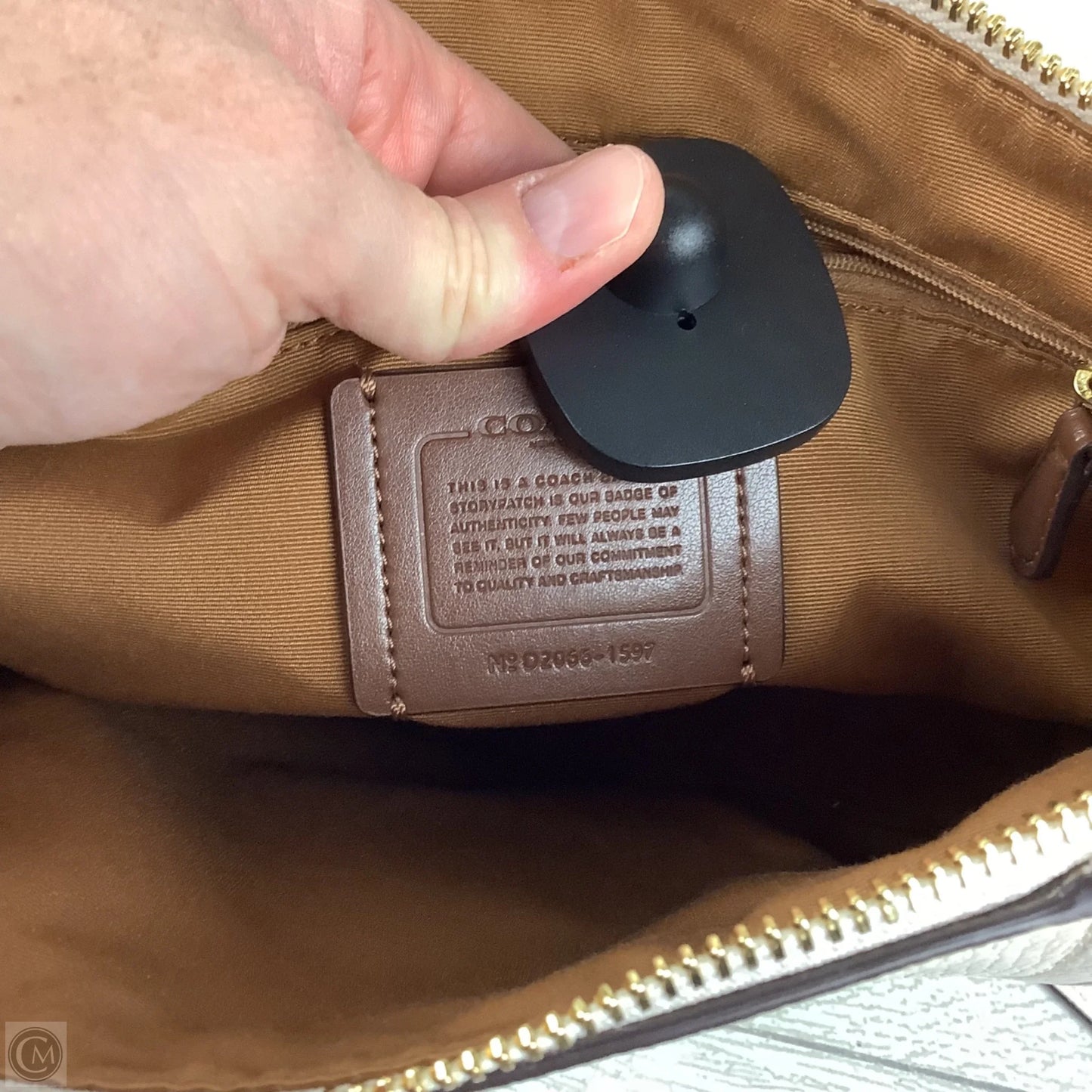 Crossbody Designer By Coach, Size: Medium