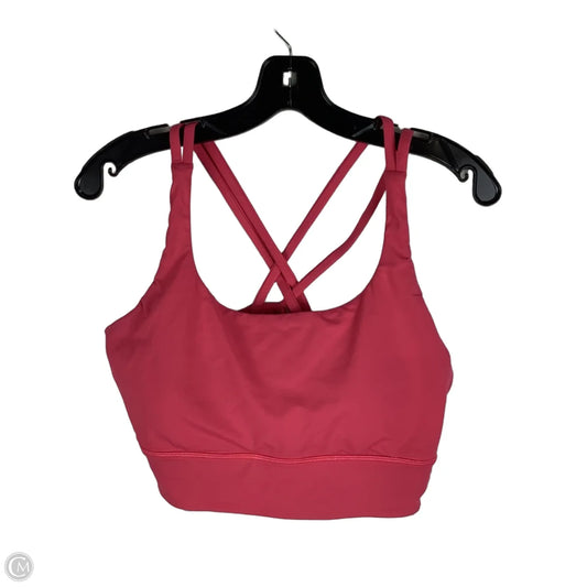 Athletic Bra By Lululemon In Pink, Size: 12