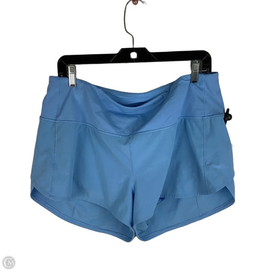 Athletic Shorts By Lululemon In Blue, Size: 12