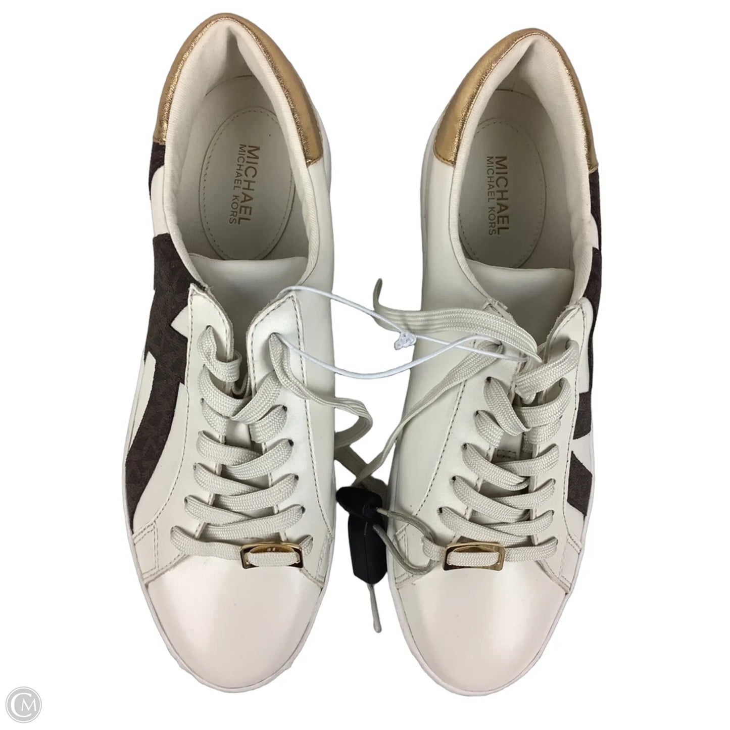 Shoes Designer By Michael Kors In Brown & White, Size: 10